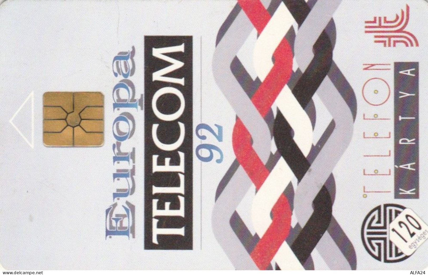 PHONE CARD UNGHERIA EUROPA TELECOM 92 (E96.19.2 - Ungarn