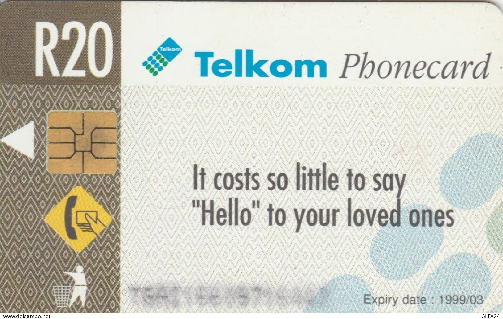 PHONE CARD SUD AFRICA  (E96.14.3 - Afrique Du Sud