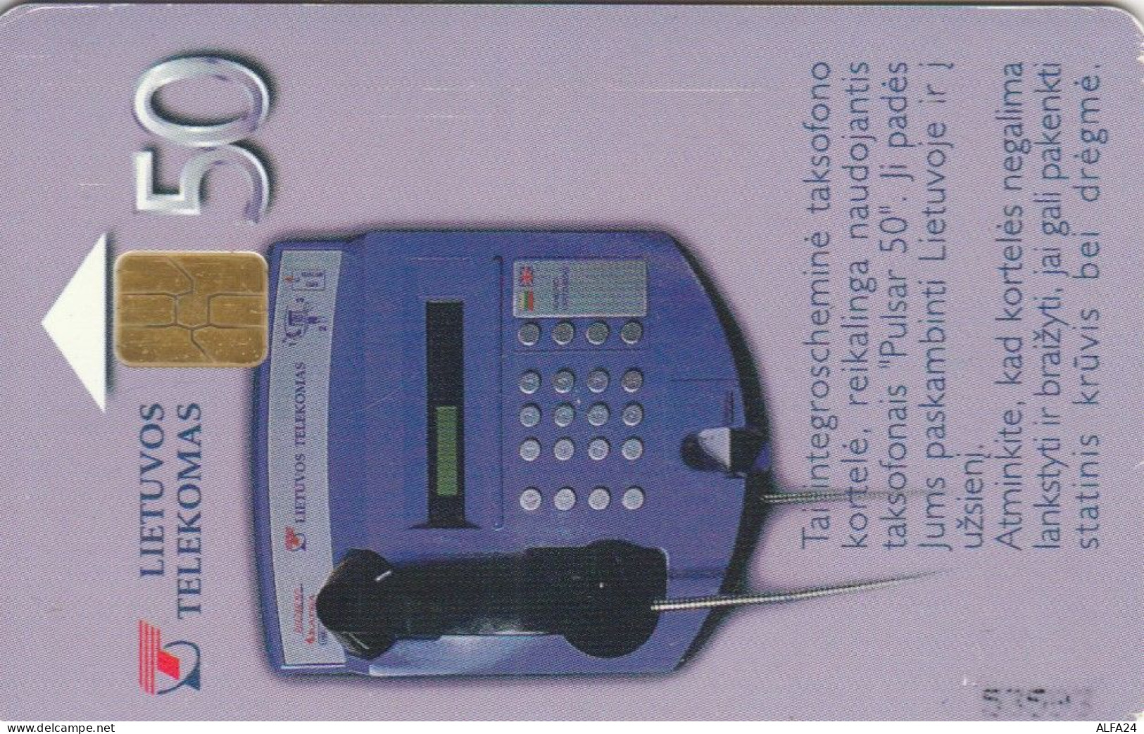 PHONE CARD LITUANIA  (E96.1.3 - Litauen