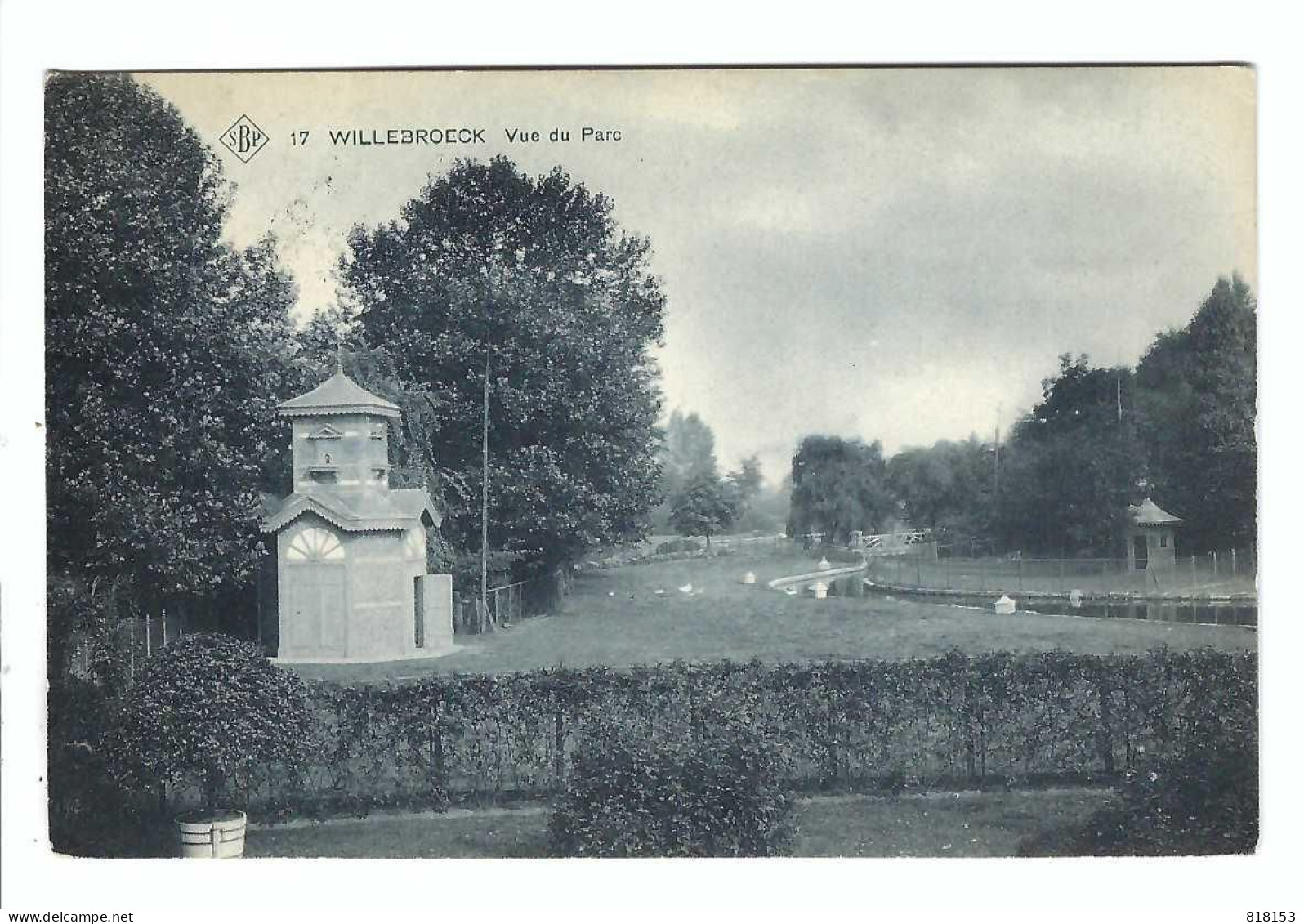 Willebroek SBP  17  WILLEBROECK Vue Du Parc 1907 - Willebrök