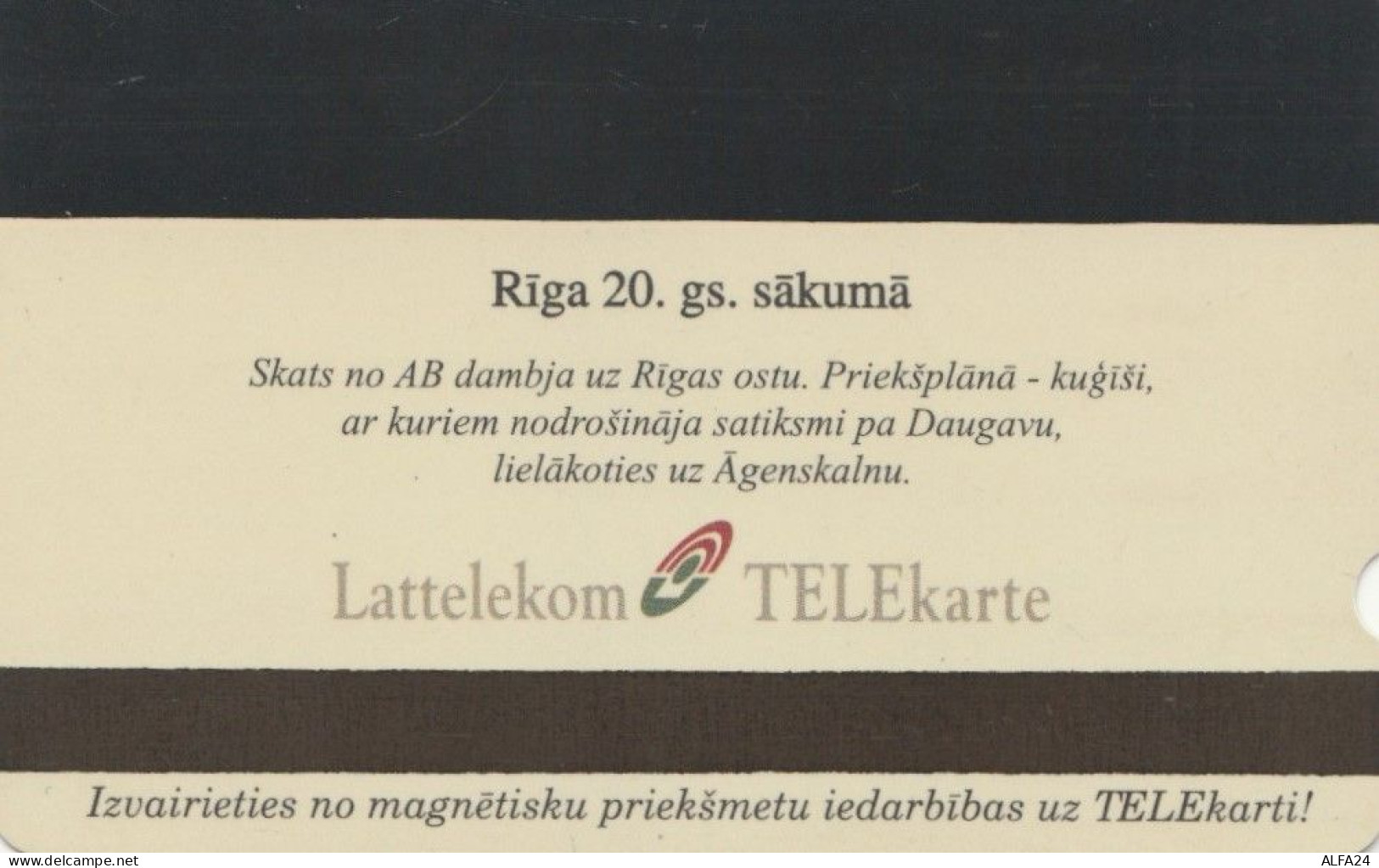 PHONE CARD LETTONIA  (E97.21.4 - Lettonia