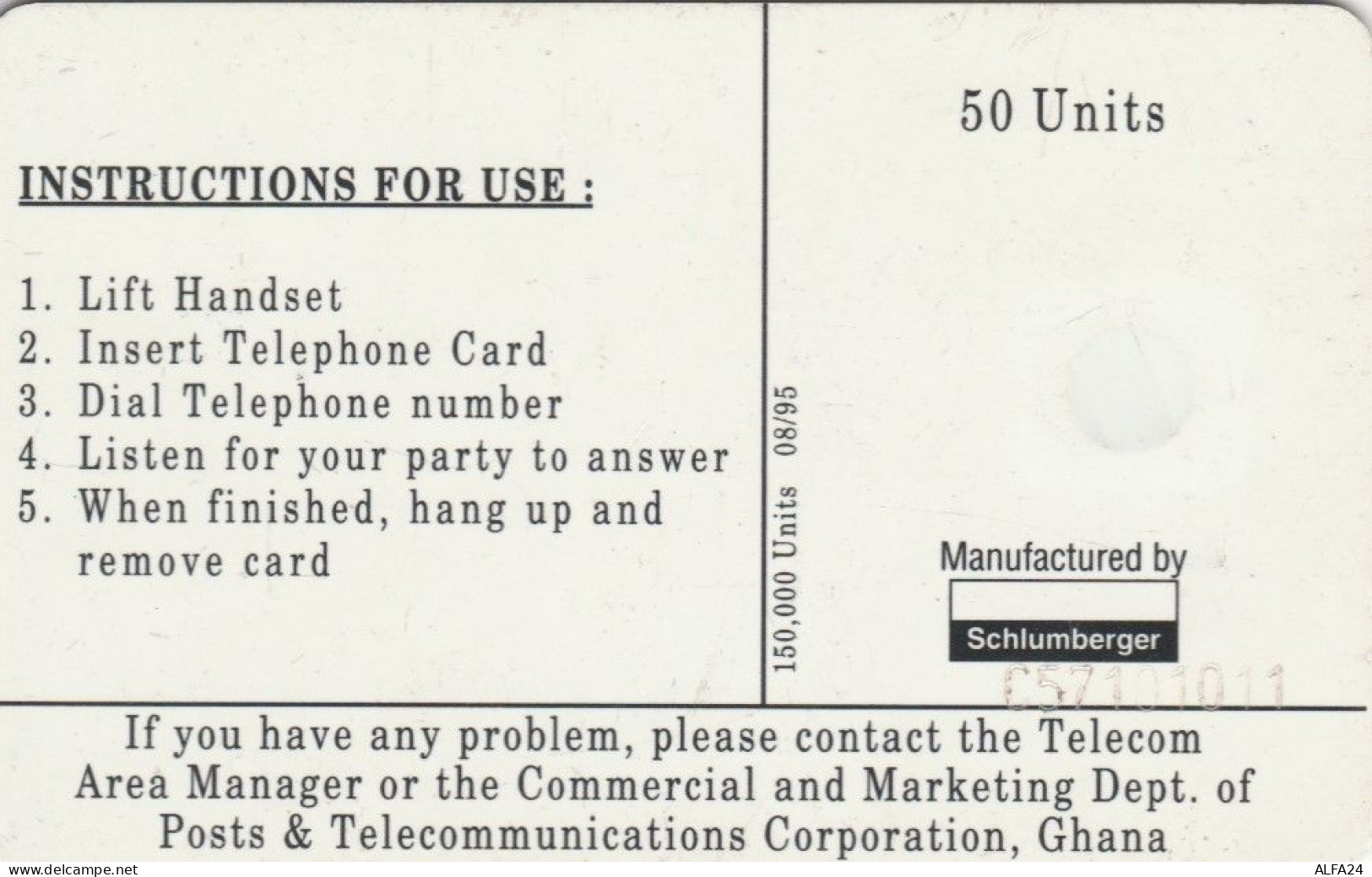 PHONE CARD GHANA  (E97.16.3 - Ghana