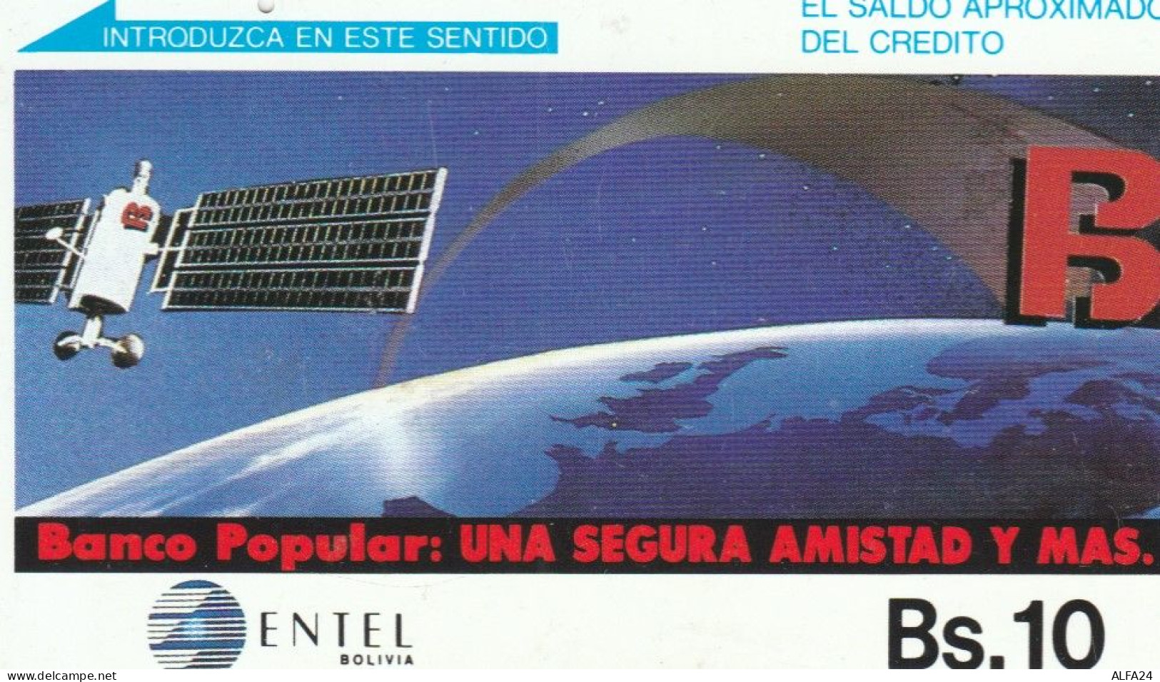 PHONE CARD BOLIVIA  (E97.2.1 - Bolivië