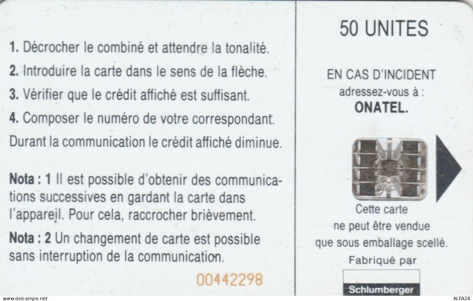 PHONE CARD BURKINA FASO  (E97.1.7 - Burkina Faso