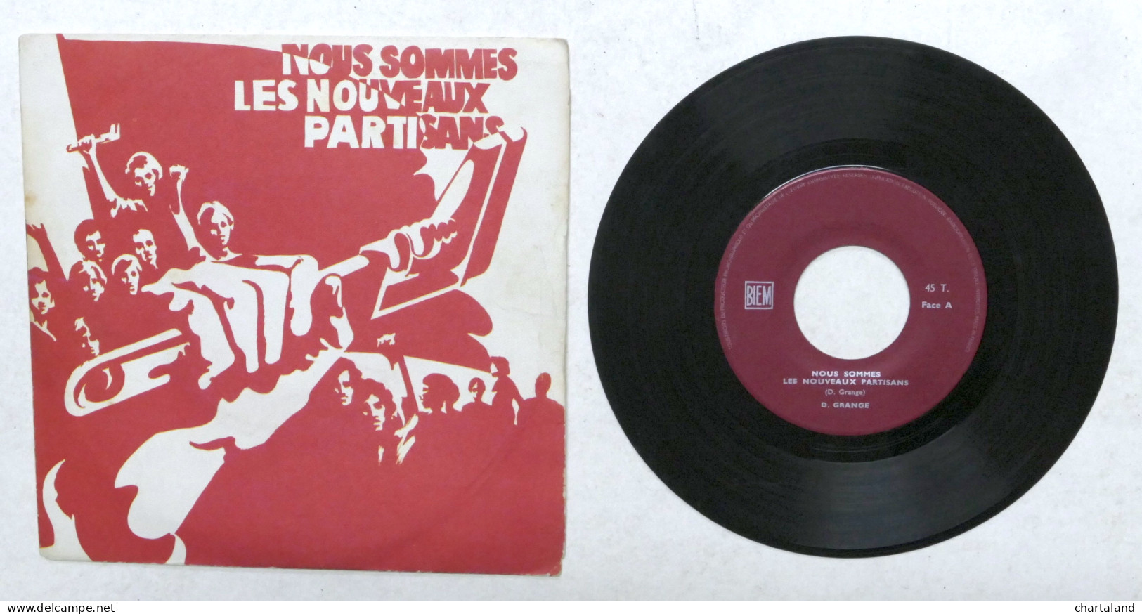 Disco Vinile 45 Giri - BIEM - Nous Sommes Les Noveaux Partisans - Collezioni