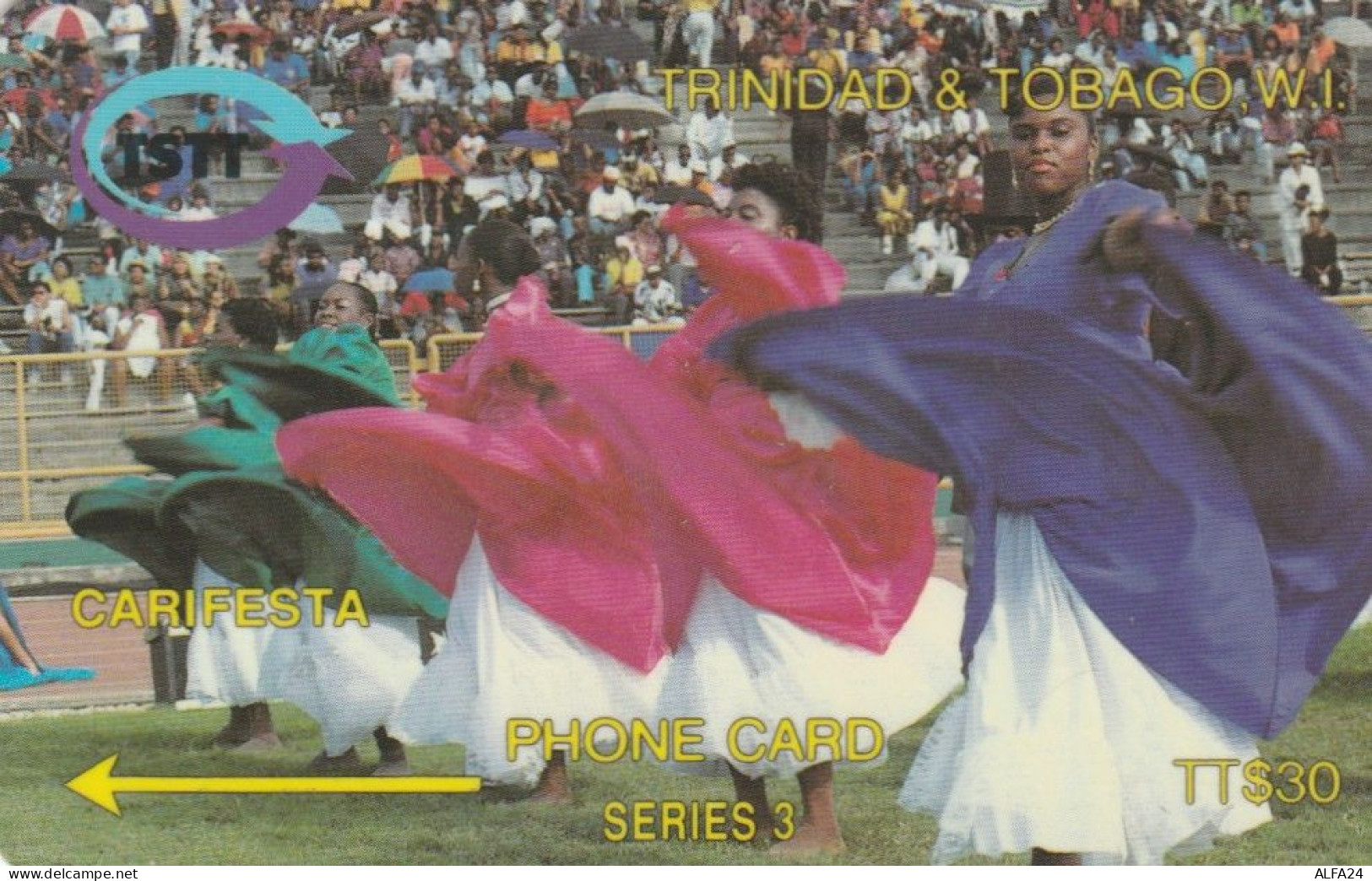 PREPAID PHONE CARD TRINIDAD TOBAGO  (E98.11.4 - Trinité & Tobago