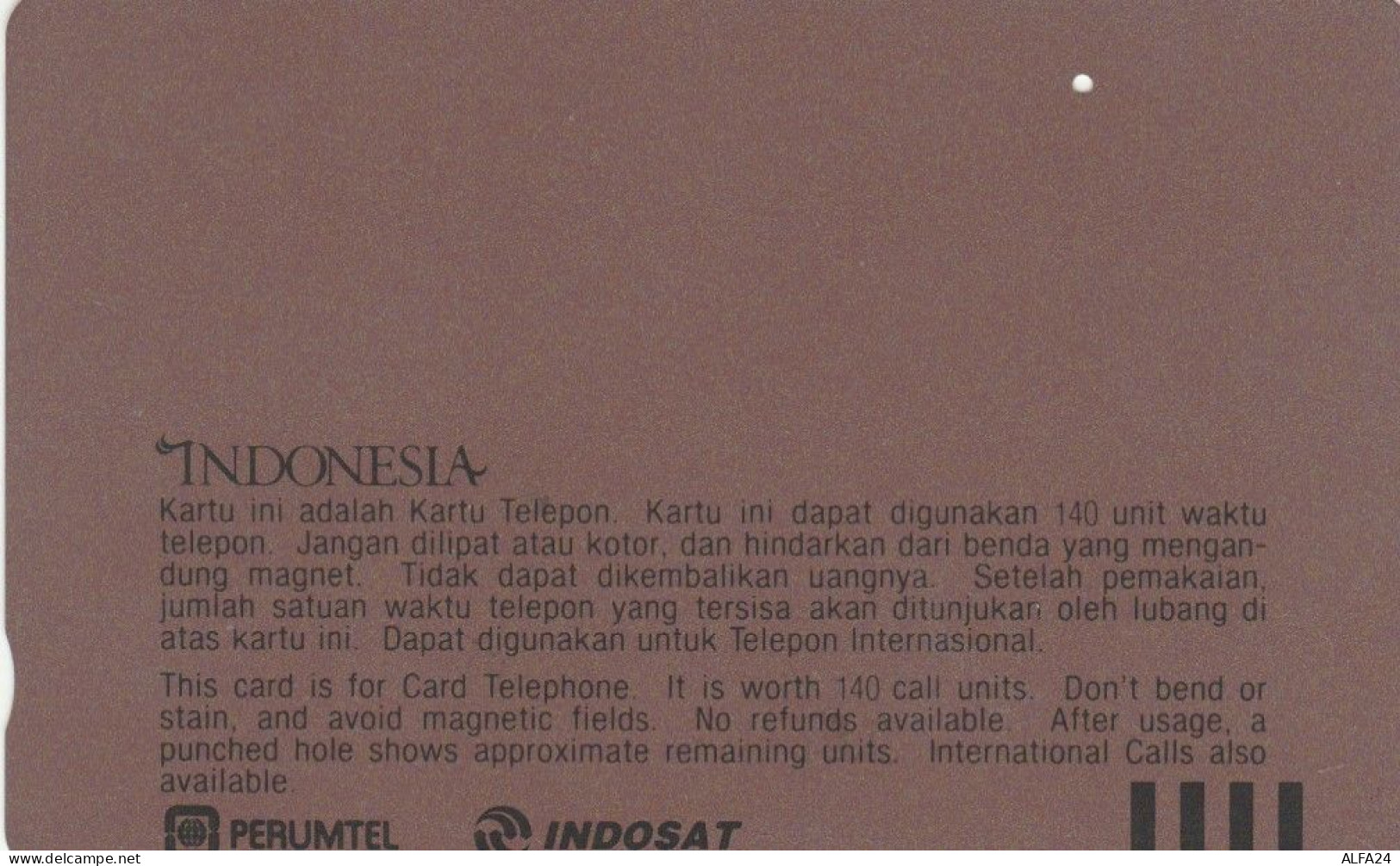 PHONE CARD INDONESIA  (E98.5.8 - Indonesien