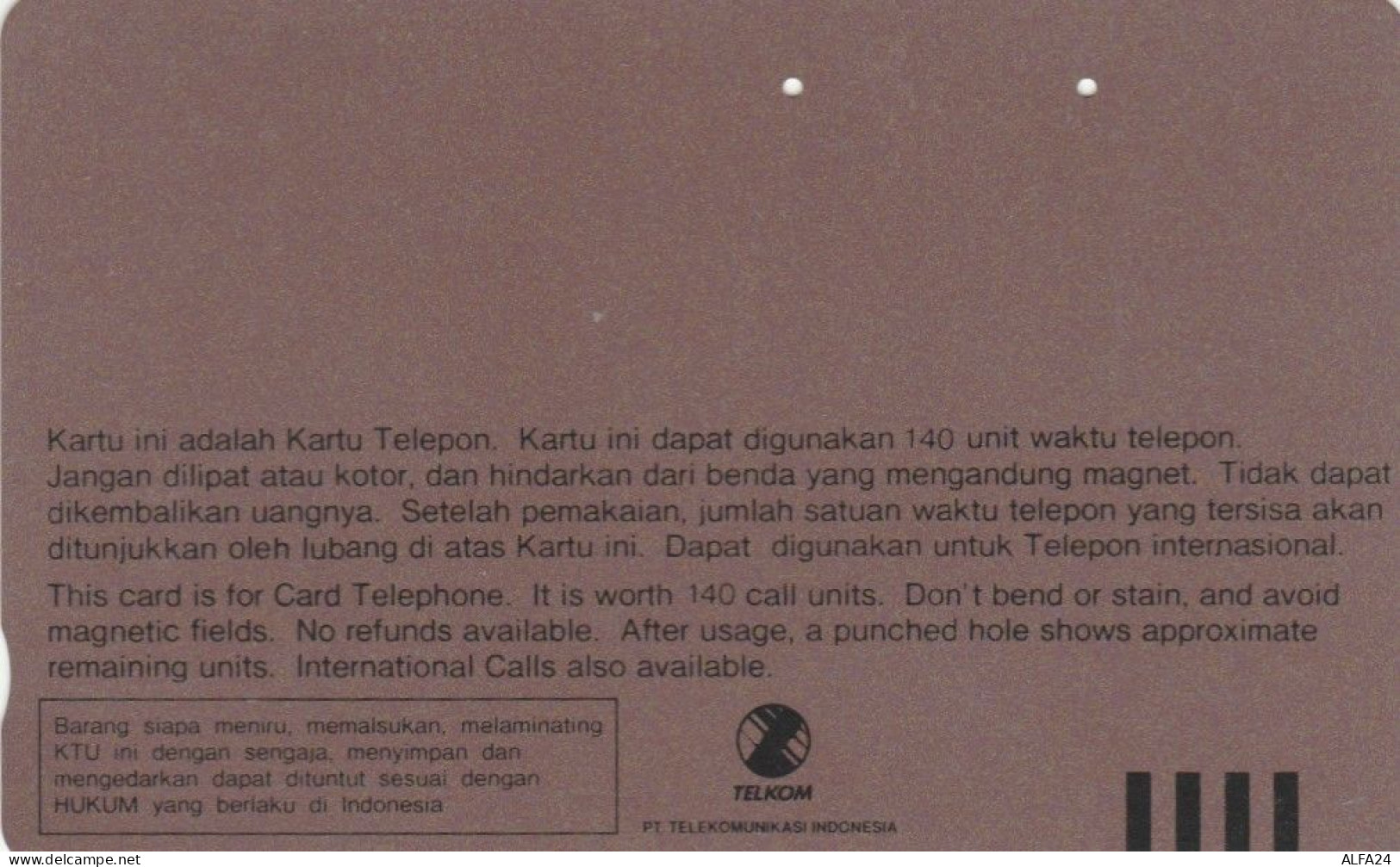 PHONE CARD INDONESIA  (E98.5.4 - Indonésie