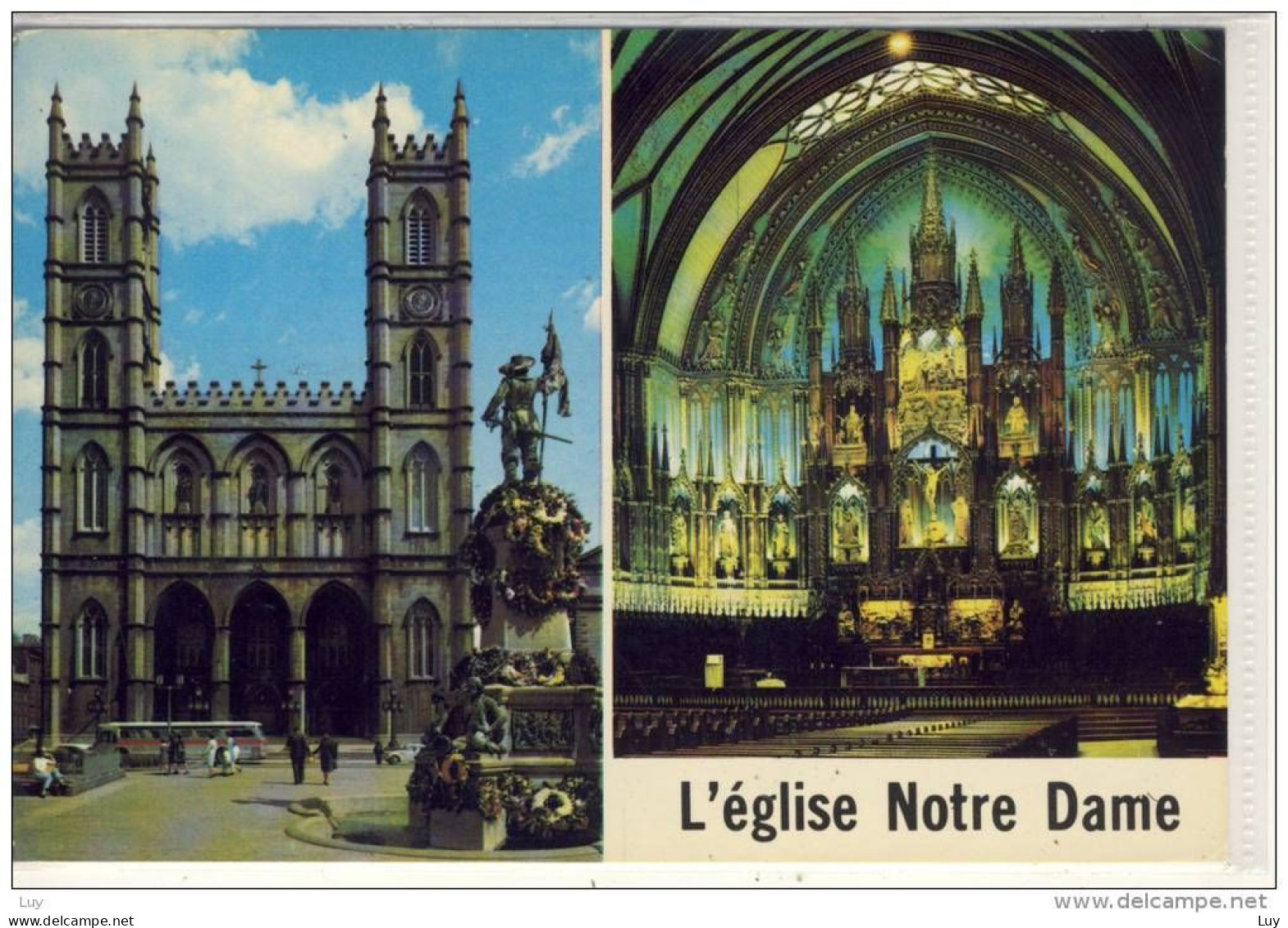 QUEBEC - L'Eglise Notre-Dame Montreal, Nice Stamp - Québec - La Cité