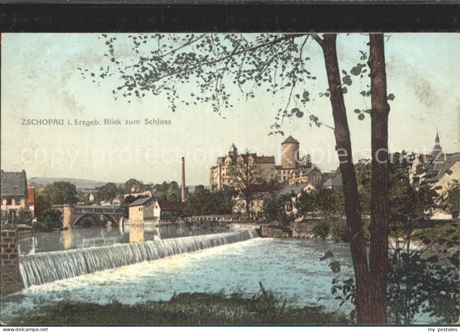 42238928 Zschopau Blick Zum Schloss Zschopau - Zschopau