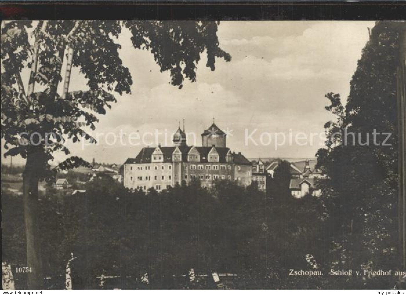 42238895 Zschopau Schloss Zschopau Vom Friedhof Gesehen Zschopau - Zschopau