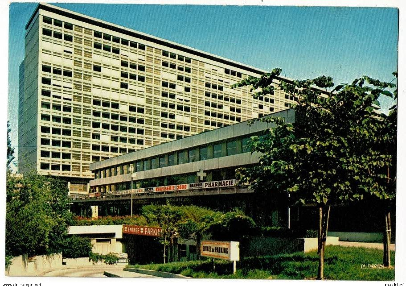 Lyon - Immeuble De Moncey-Nord - Centre Commercial (Architecte Jean Zumbrunner - E.P.E.L) Circulé Sans Date - Lyon 3