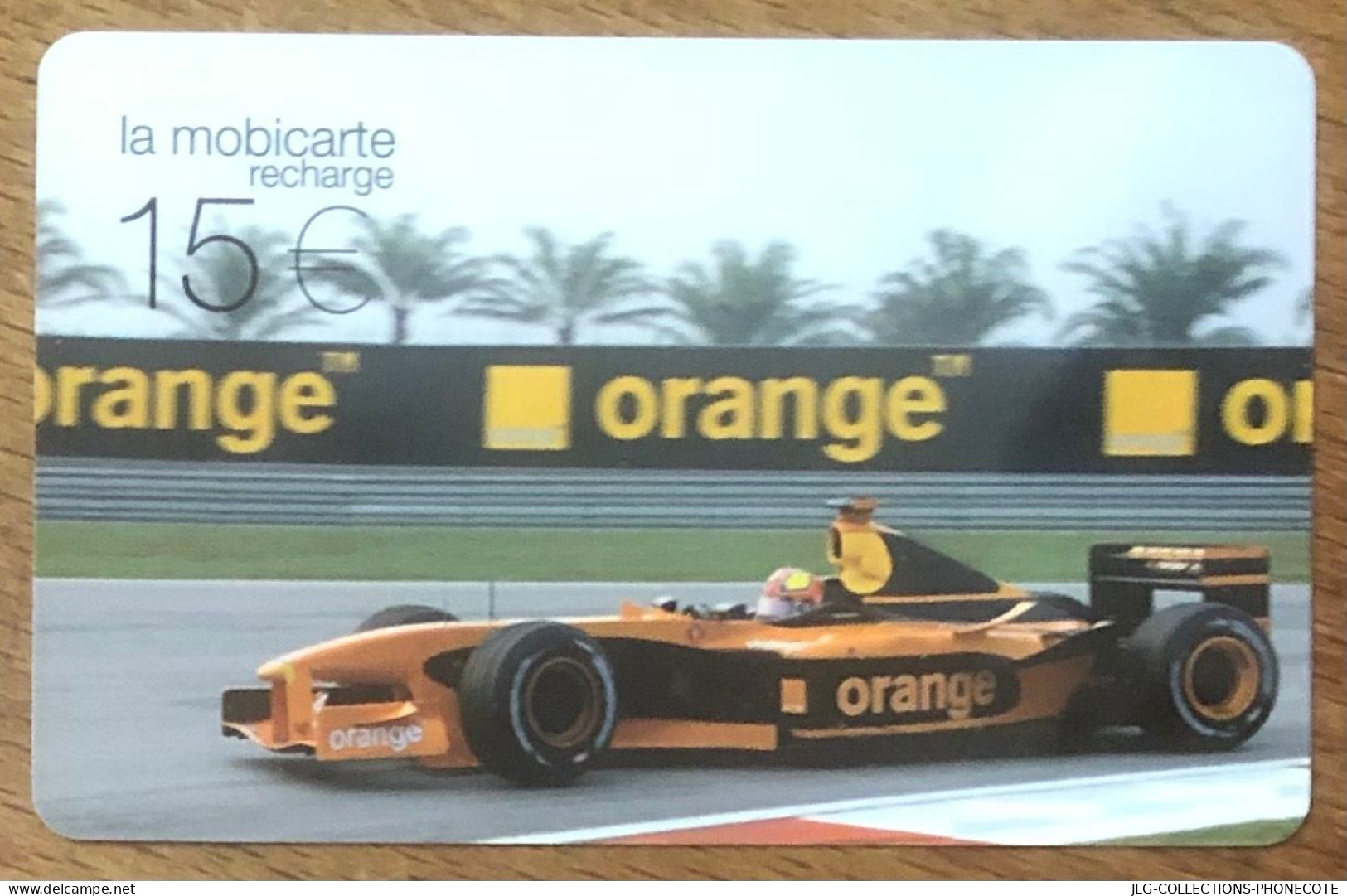 FORMULE 1 VOITURE CARS MOBICARTE SPÉCIMEN MBC MOBI GSM SCHEDA TARJETA PHONECARD PREPAID PREPAYÉE CALLING CARD - Mobicartes (recharges)