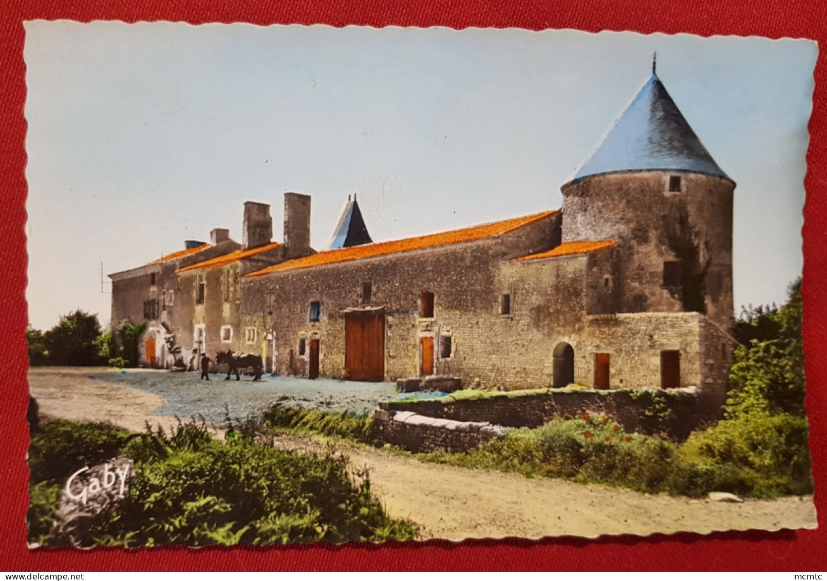 CPSM Petit Format -  Coulonges-sur-l'Autize -(Deux-Sèvres )- Ferme Du Payré - Coulonges-sur-l'Autize