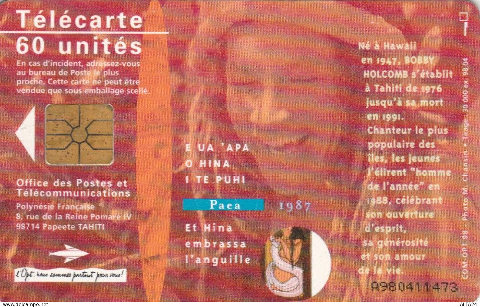 PHONE CARD POLINESIA FRANCESE  (E99.19.3 - Französisch-Polynesien