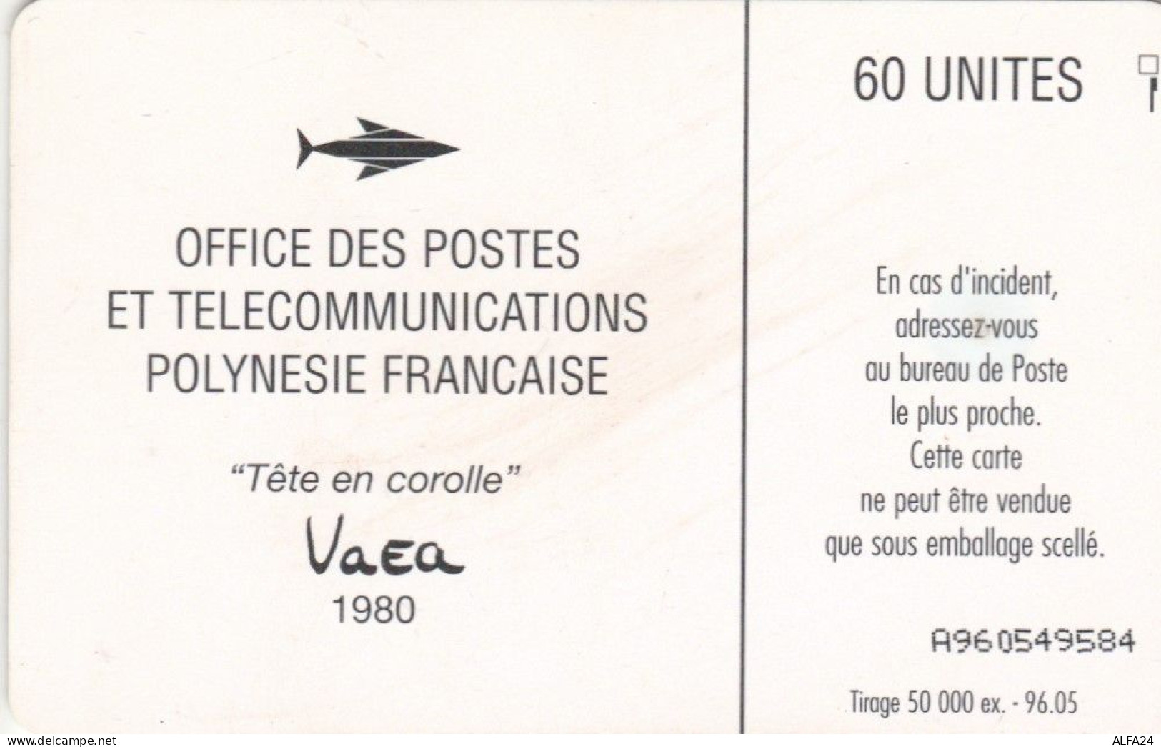 PHONE CARD POLINESIA FRANCESE  (E99.18.2 - French Polynesia