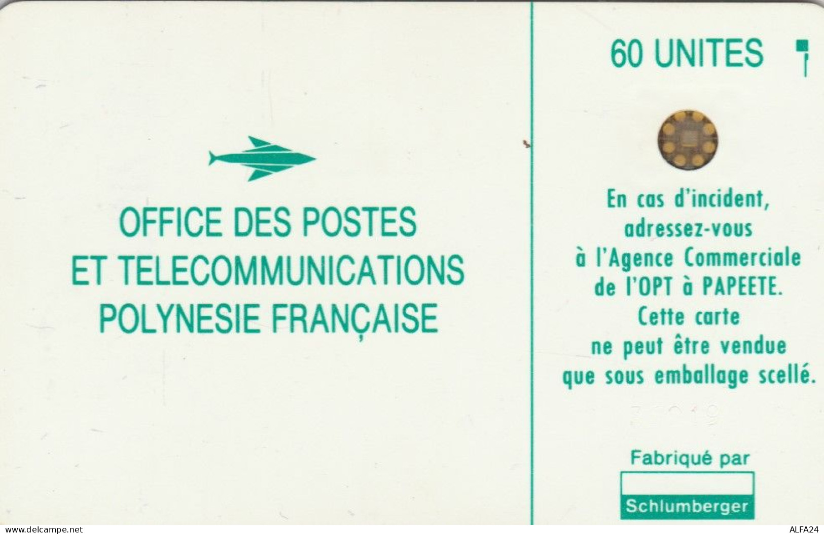 PHONE CARD POLINESIA FRANCESE  (E99.17.7 - French Polynesia
