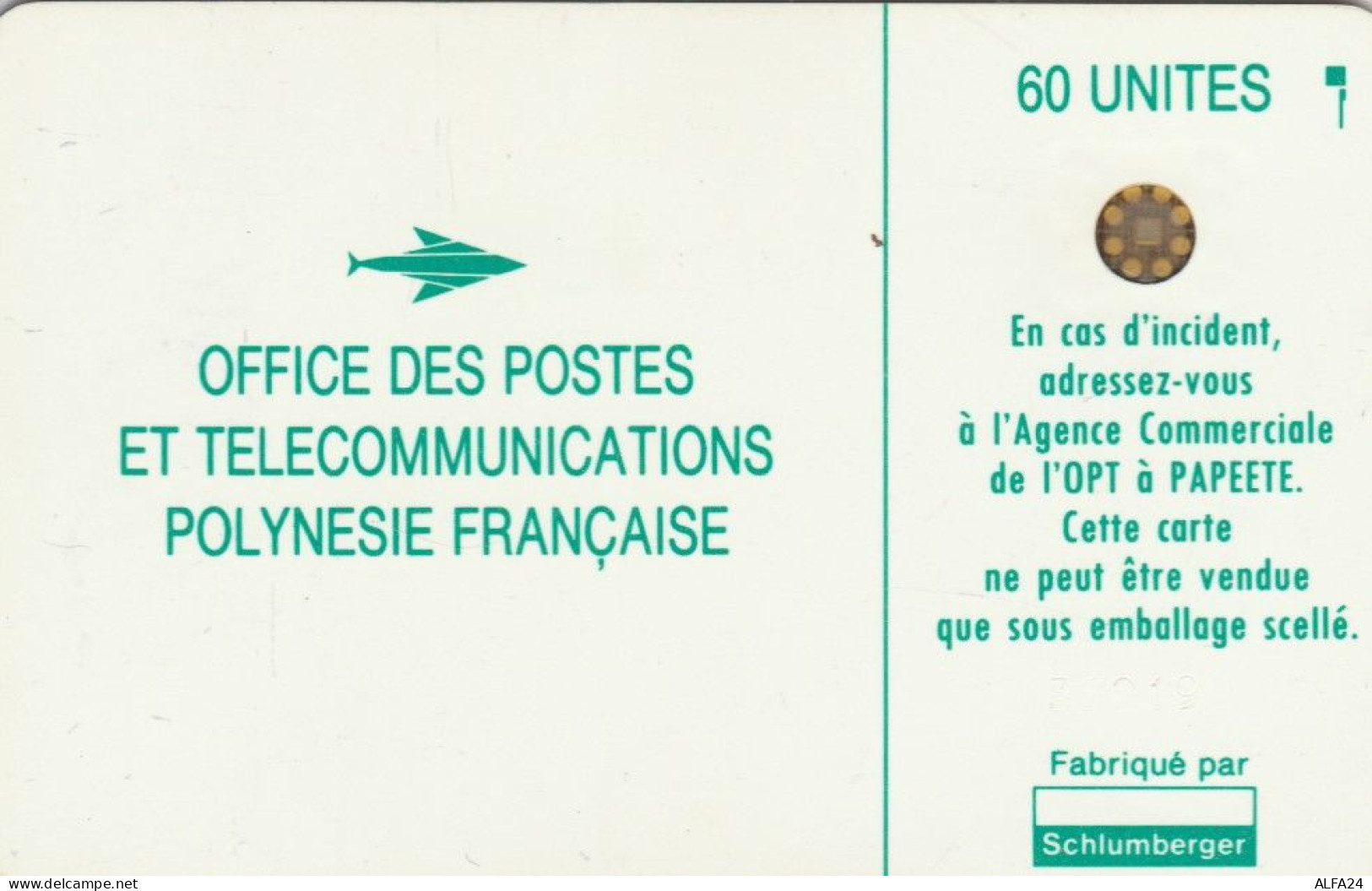 PHONE CARD POLINESIA FRANCESE  (E99.17.7 - Französisch-Polynesien