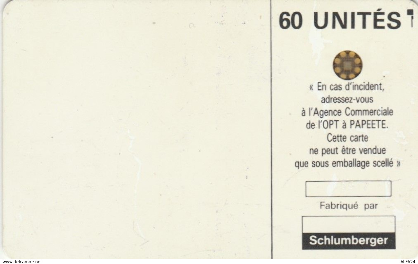 PHONE CARD POLINESIA FRANCESE  (E99.17.4 - Polynésie Française