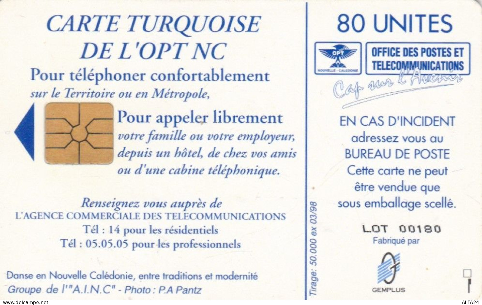 PHONE CARD NUOVA CALEDONIA  (E99.10.8 - Nouvelle-Calédonie