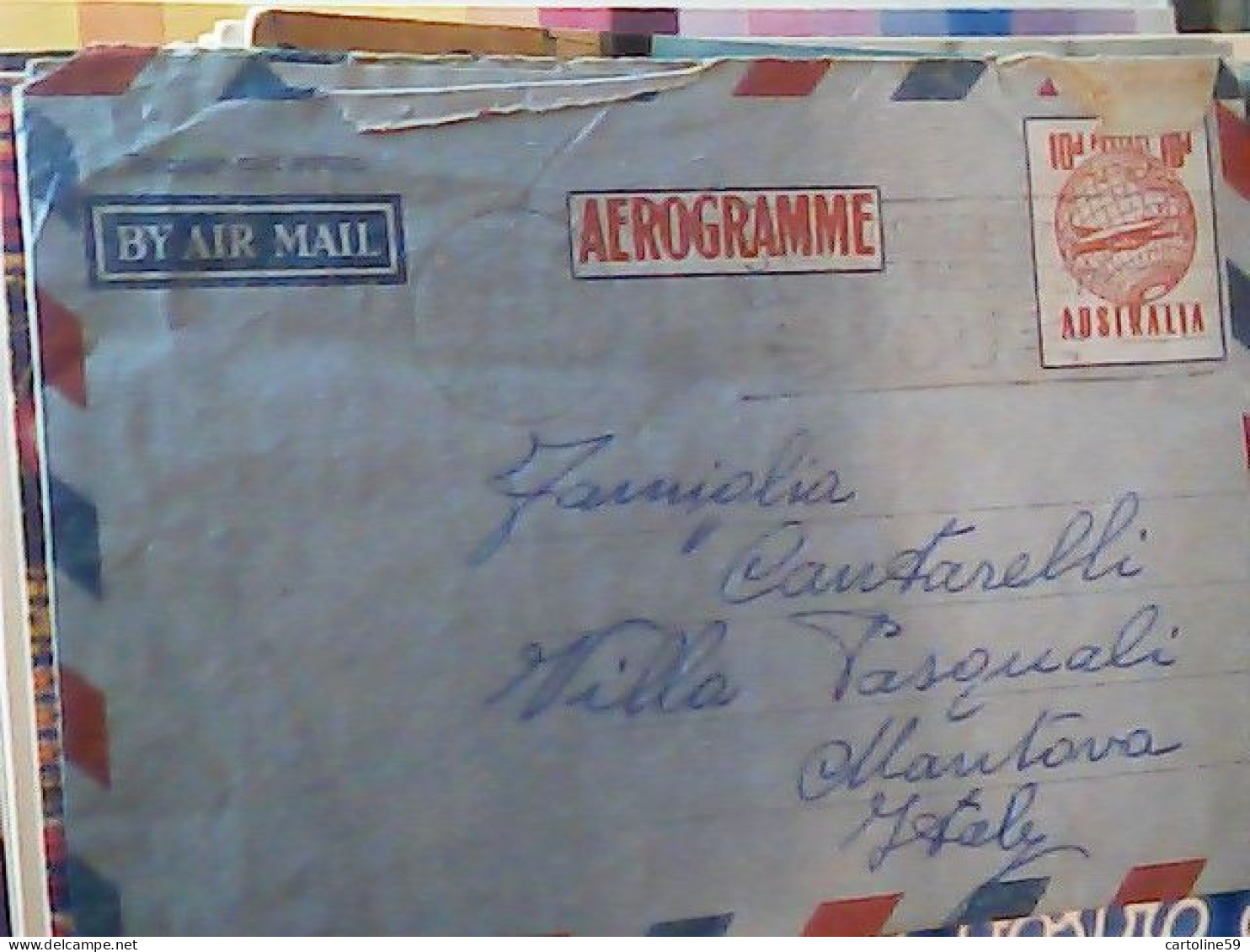 AUSTRALIA Postal History, 10d Aerogramme Stationery, Used 1959 JR4753 - Luchtpostbladen