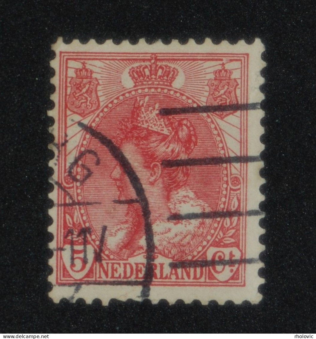 NETHERLANDS 1899, ERROR, Queen Wilhelmina, Mi #54, Used, CV: €20 - Variedades Y Curiosidades