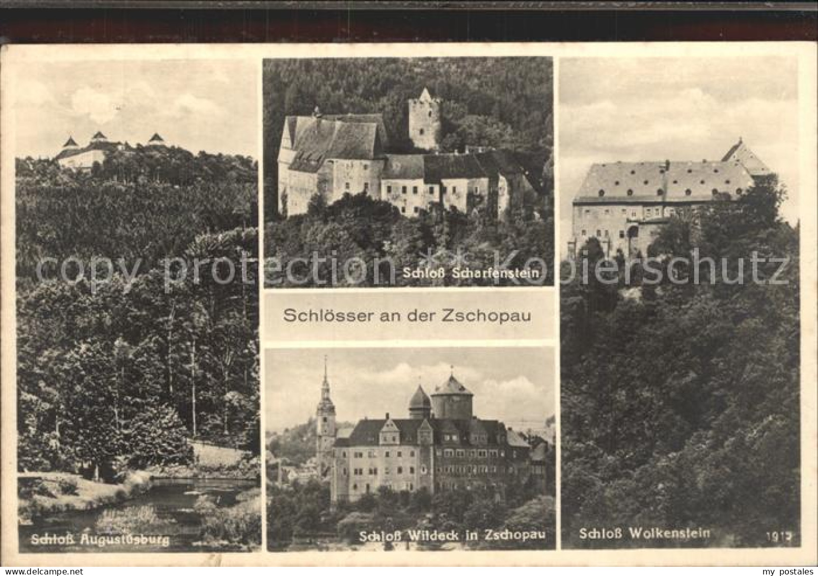 42237402 Zschopau Schloesser Augustusburg Scharfenstein Wildeck Und Wolkenstein  - Zschopau