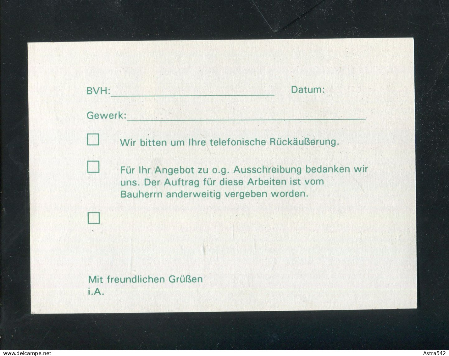 "BUNDESREPUBLIK DEUTSCHLAND" Postkarte Mit Privatem Zudruck "PLANER IN DER PANKEMUEHLE" ** (4846) - Postales Privados - Nuevos