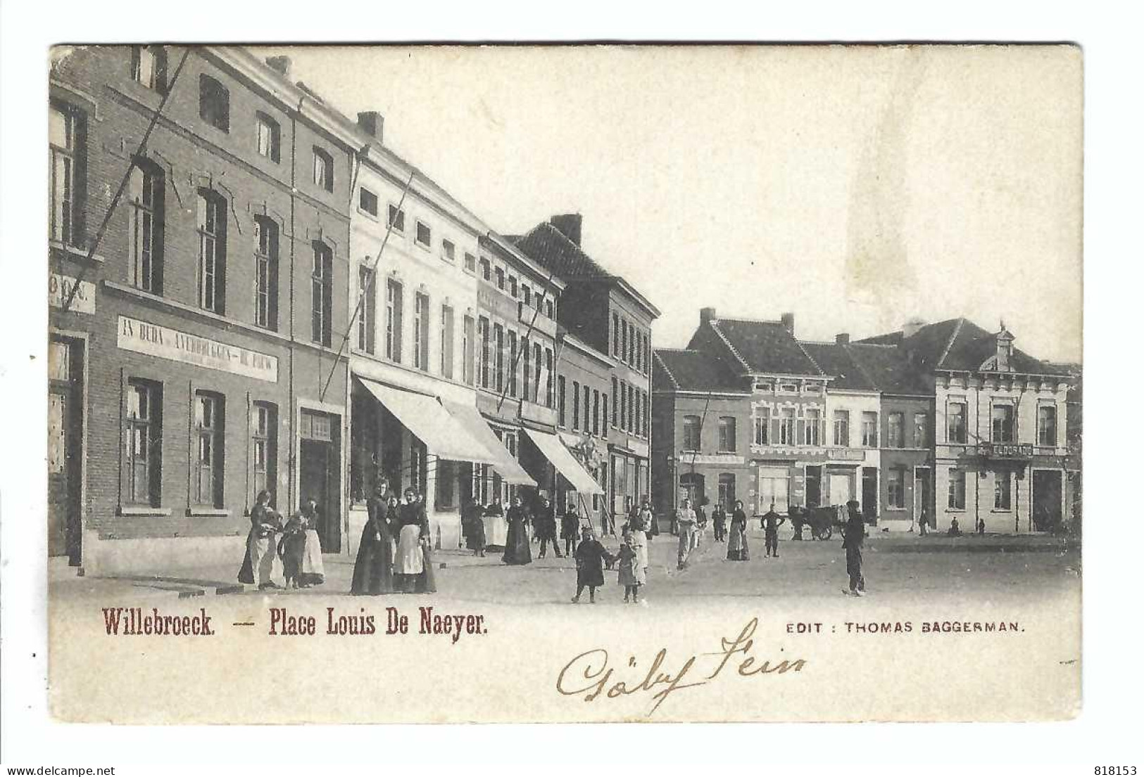 Willebroek  Willebroeck  -  Place Louis De Naeyer   1902 - Willebroek