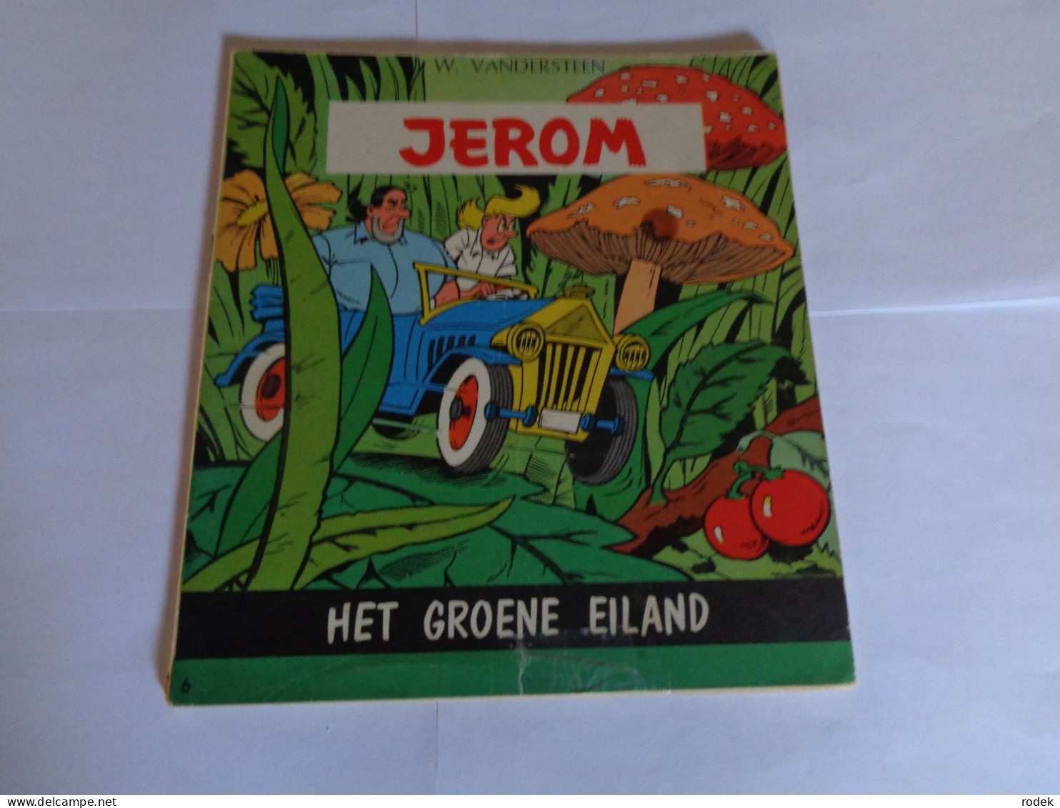 Jerom : N° 6 Het Groene Eiland ( 1e Druk 1964 ) - Jerom