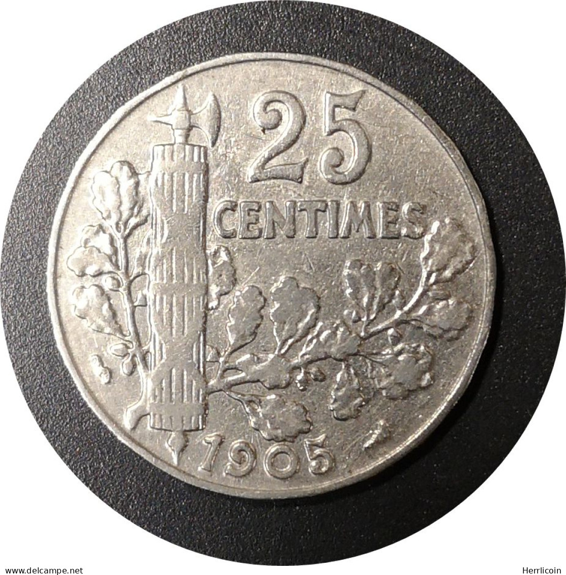 Monnaie France - 1905 - 25 Centimes Patey 2ème Type - 25 Centimes