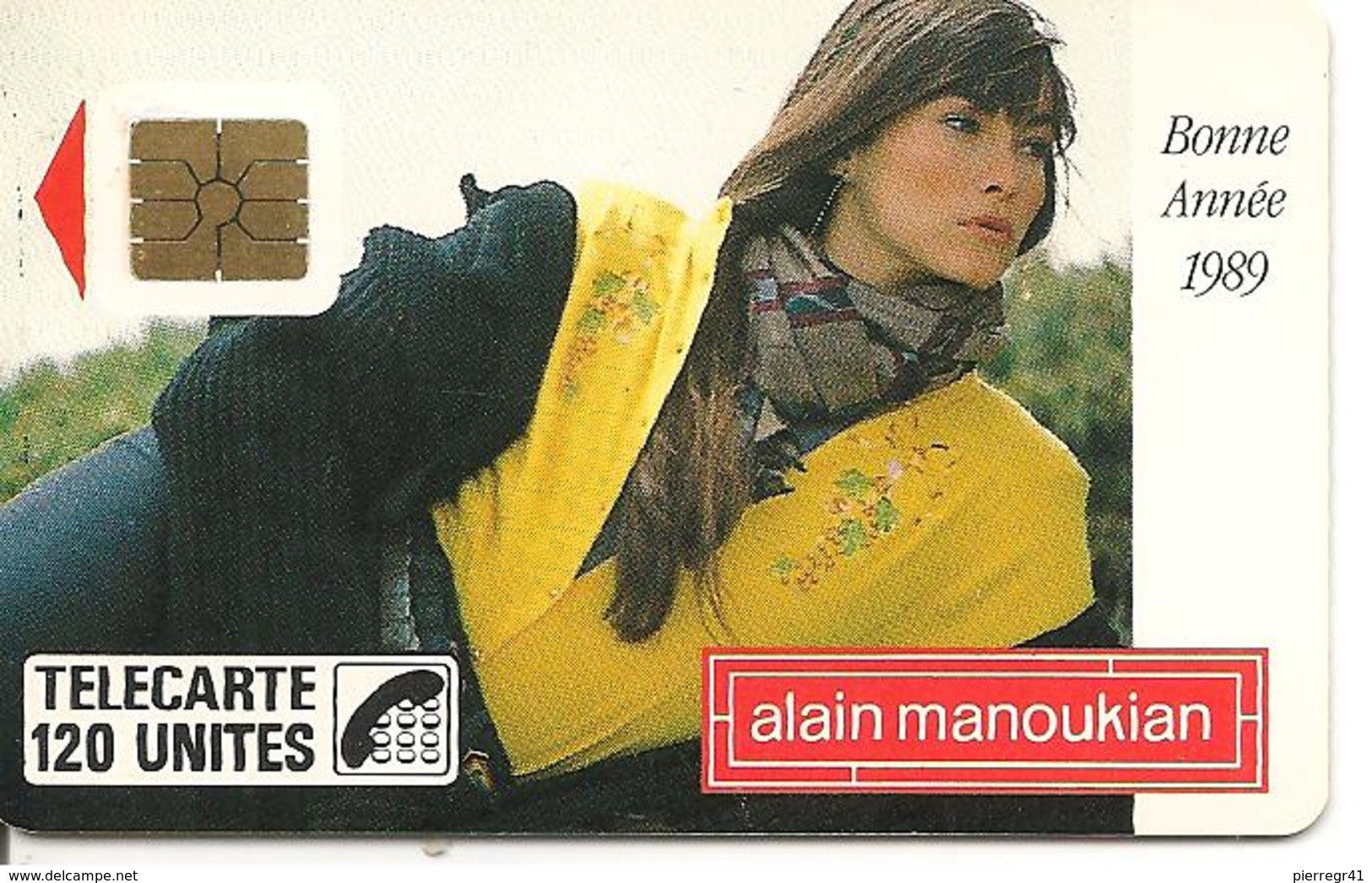 CARTE^PUBLIC-1988-120U-F 45-SO2-MANOUKIAN-4 Pe 1167-UTILISE-TBE - 1988