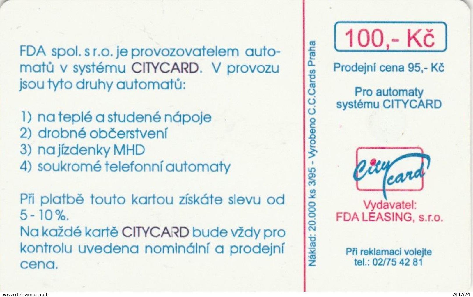 PHONE CARD REPUBBLICA CECA COCACOLA 20000 EX  (E100.19.2 - Tsjechië