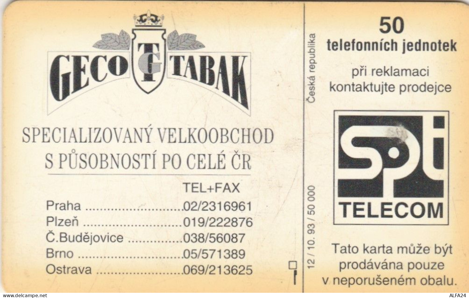 PHONE CARD REPUBBLICA CECA  (E100.18.2 - Czech Republic