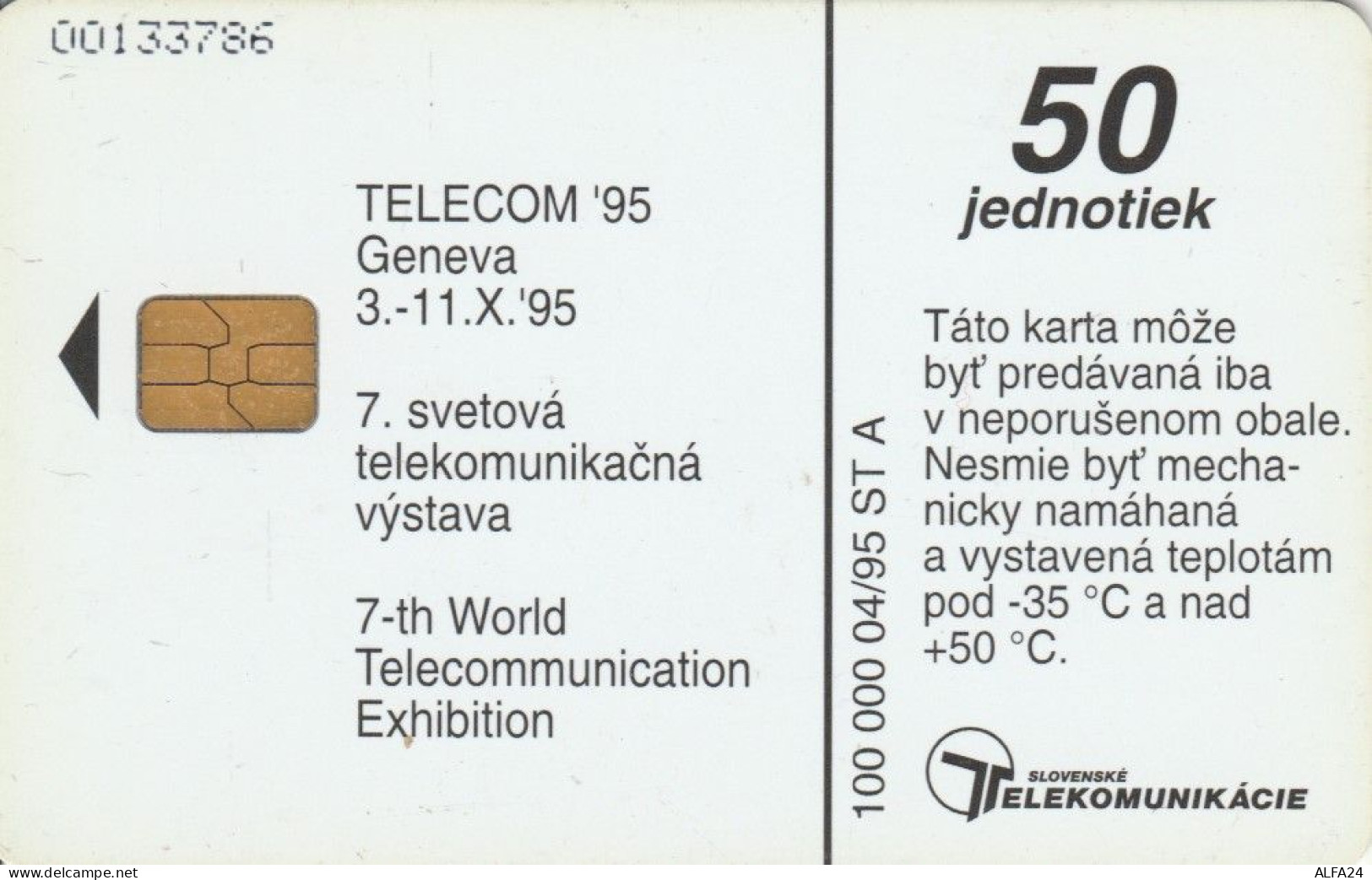 PHONE CARD SLOVACCHIA  (E100.17.3 - Slovaquie