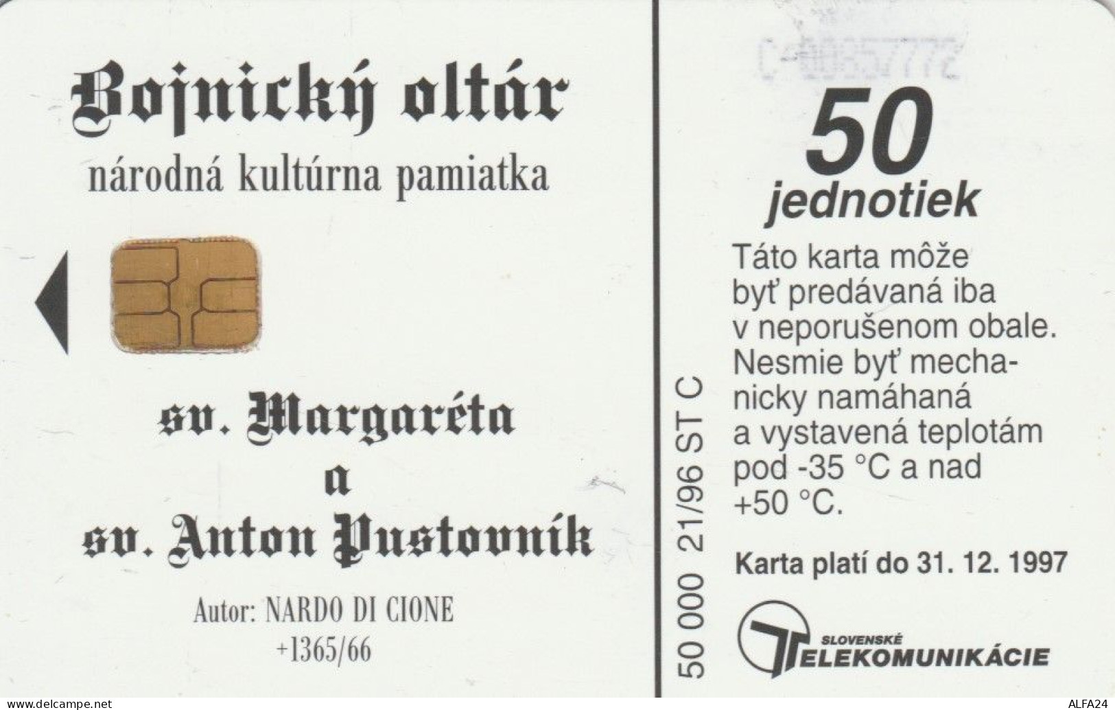 PHONE CARD SLOVACCHIA  (E100.16.3 - Eslovaquia