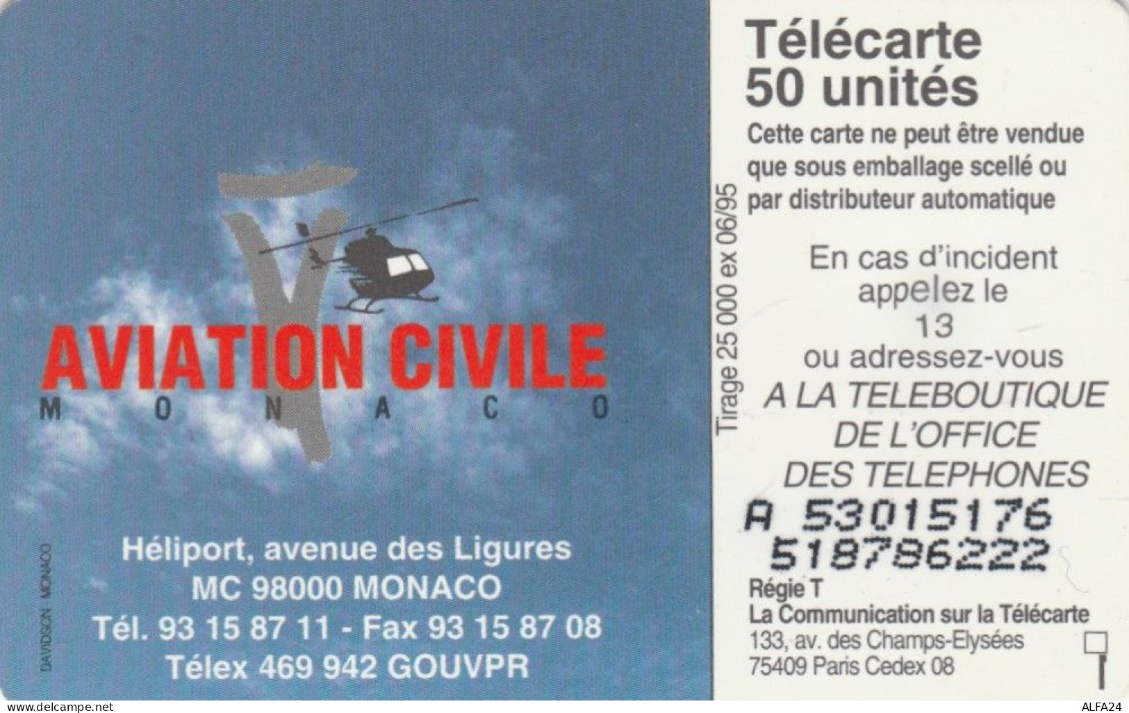 PHONE CARD MONACO  (E100.14.4 - Mónaco