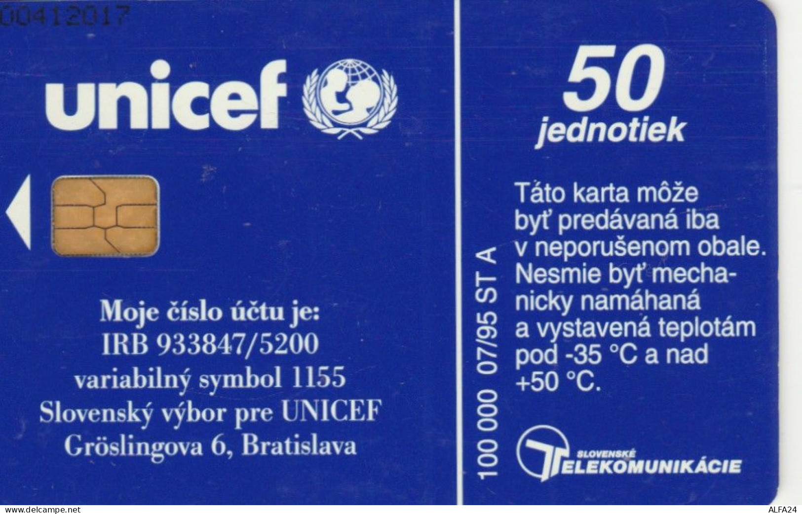 PHONE CARD SLOVACCHIA  (E100.16.1 - Slowakije