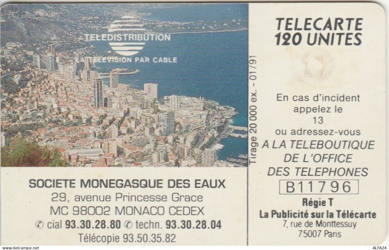 PHONE CARD MONACO  (E100.14.1 - Monaco