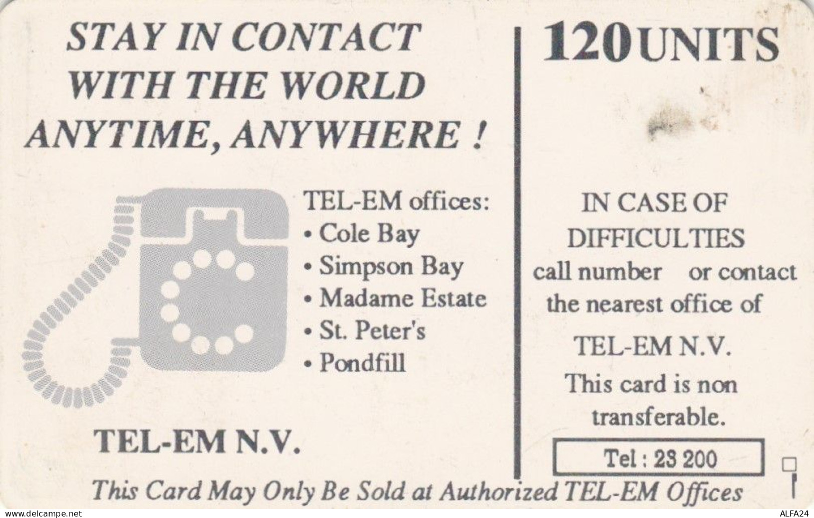 PHONE CARD ANTILLE OLANDESI  (E100.4.8 - Antilles (Neérlandaises)