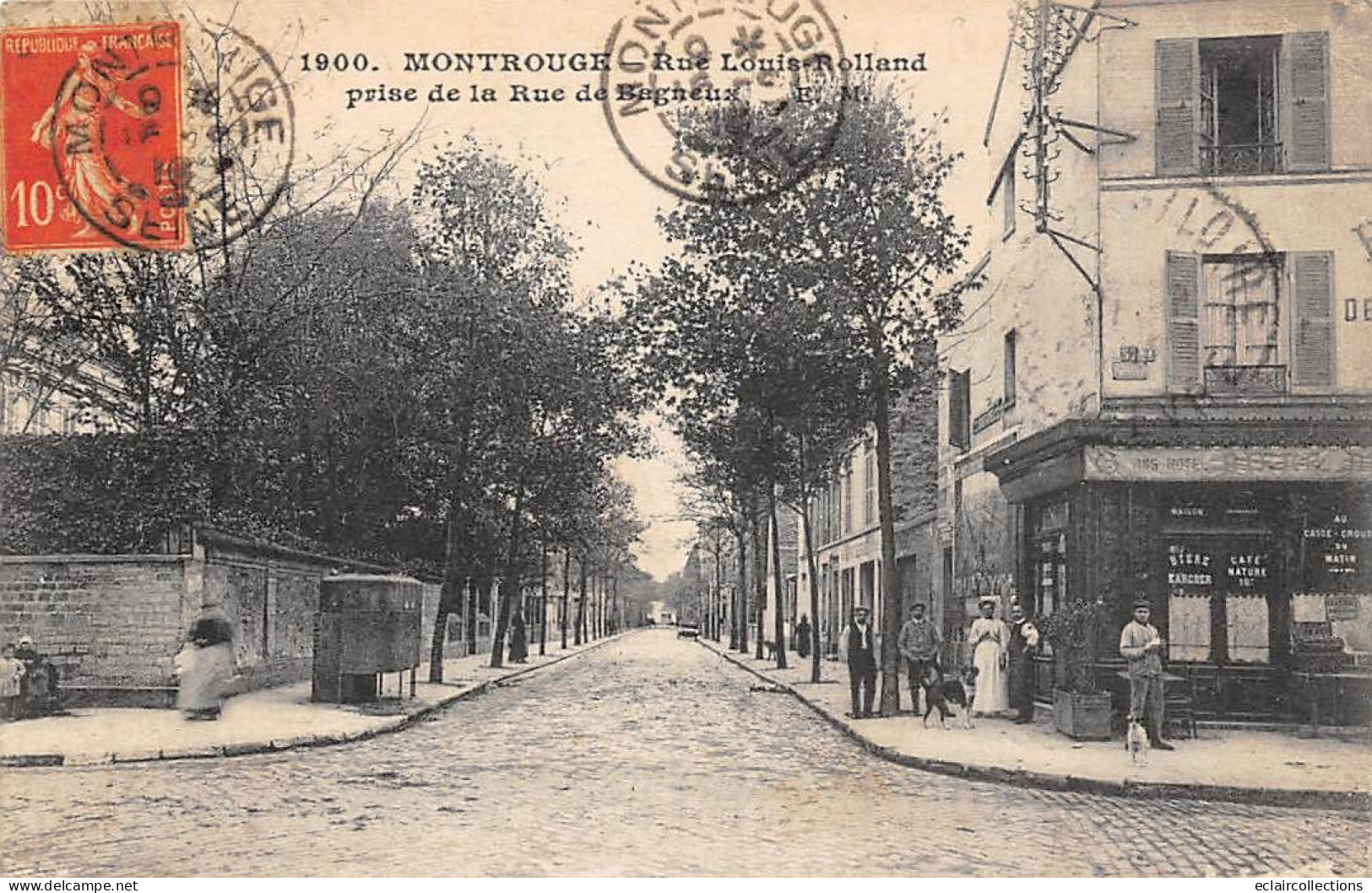 Montrouge         92        Rue  Louis Rolland Prise De La Rue De Bagneux   N° 1900           (voir Scan) - Montrouge