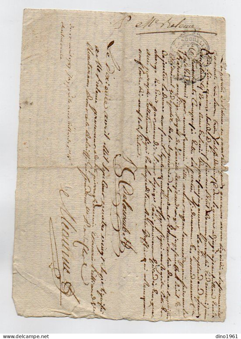 VP22.872 - 1787 - Cachet De Généralité De LA ROCHELLE - Gebührenstempel, Impoststempel