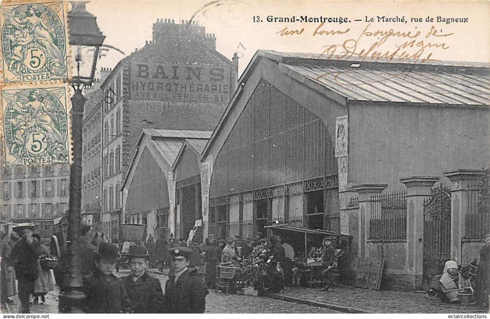 Montrouge         92        Le Marché . Rue De Bagneux   N° 13               (voir Scan) - Montrouge