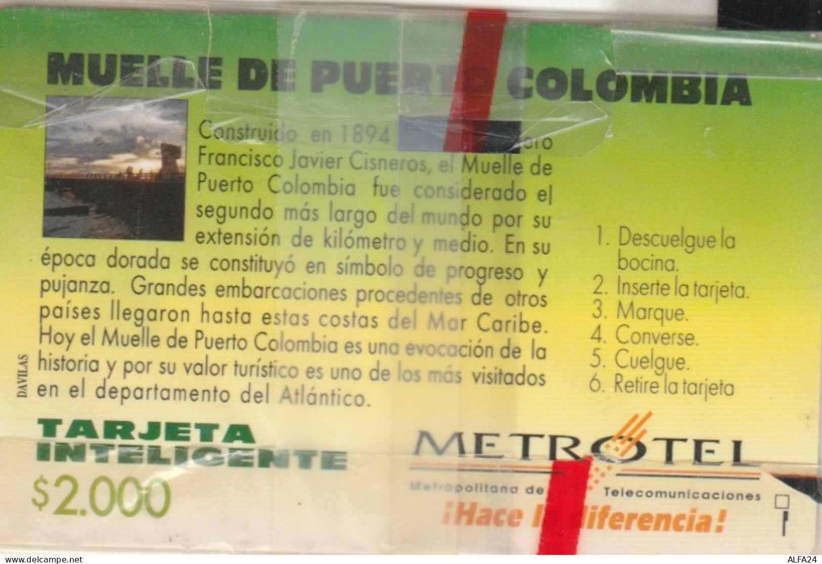 PHONE CARD COLOMBIA NEW BLISTER  (E101.23.7 - Colombie