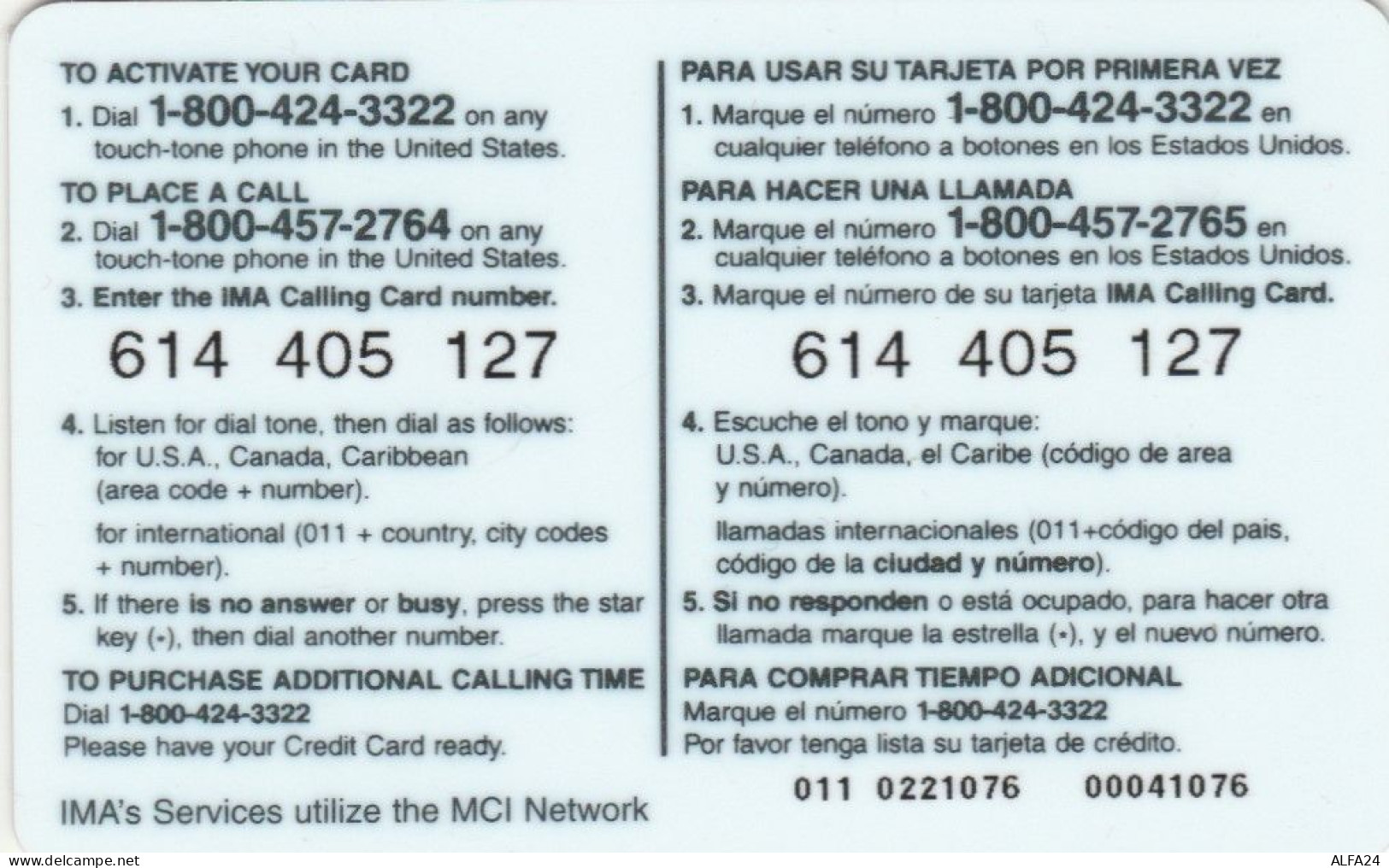 PREPAID PHONE CARD COLOMBIA  (E101.24.6 - Colombie