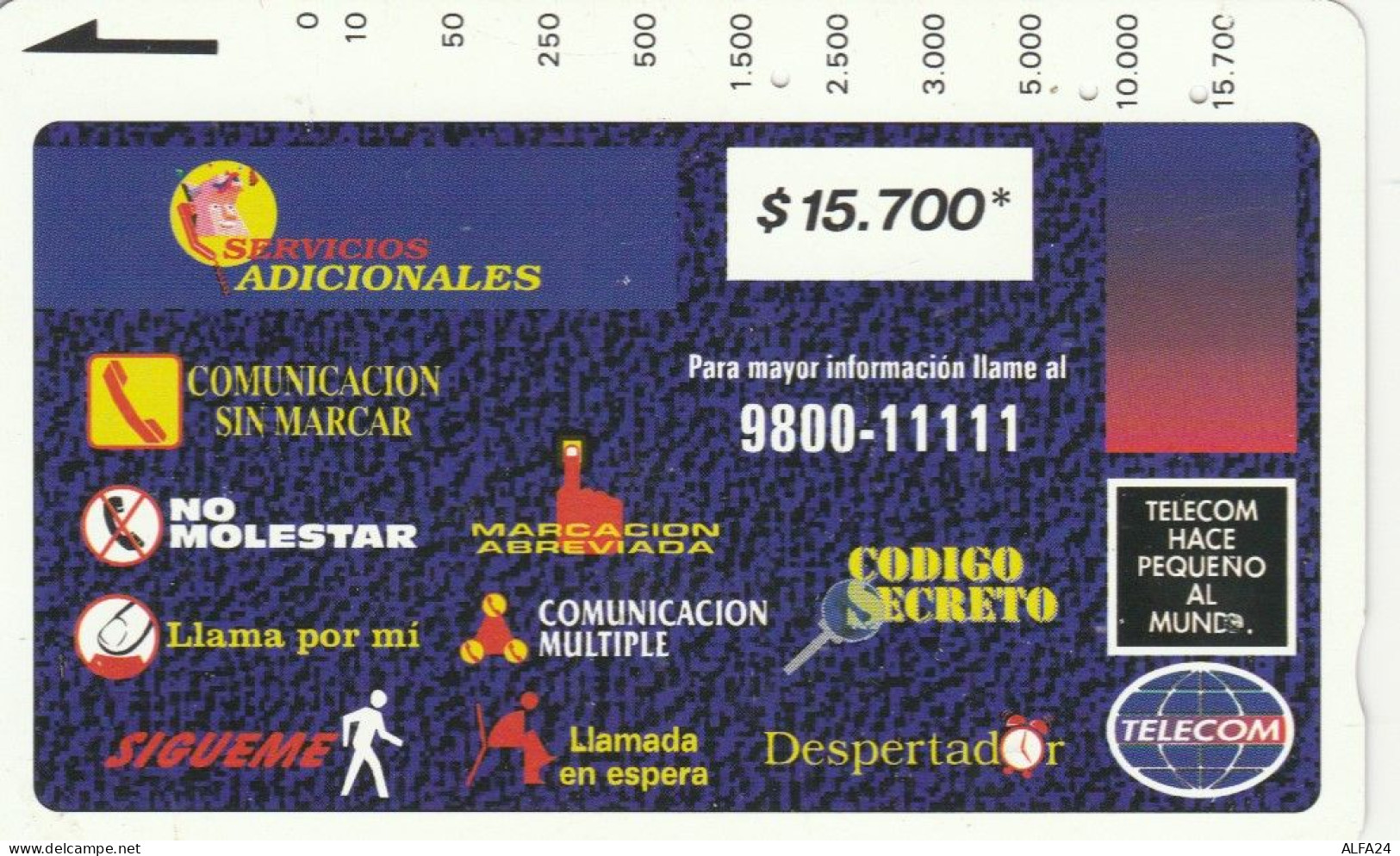 PHONE CARD COLOMBIA  (E101.24.5 - Colombia