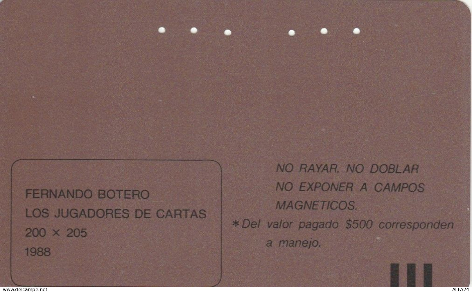 PHONE CARD COLOMBIA  (E101.24.1 - Kolumbien