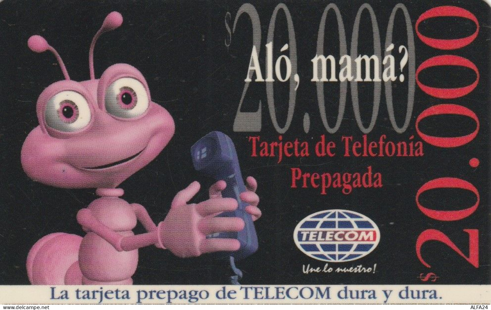 PREPAID PHONE CARD COLOMBIA  (E101.24.7 - Colombia