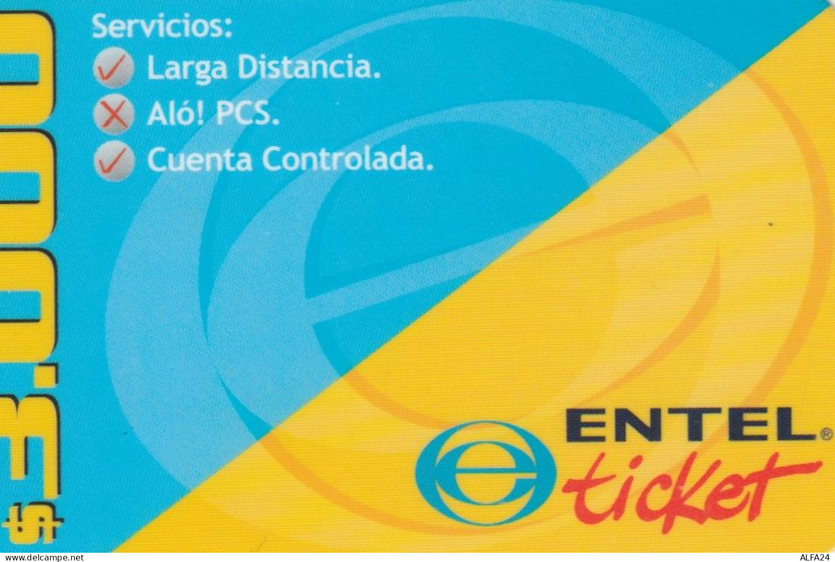 PREPAID PHONE CARD CILE  (E102.47.5 - Chile