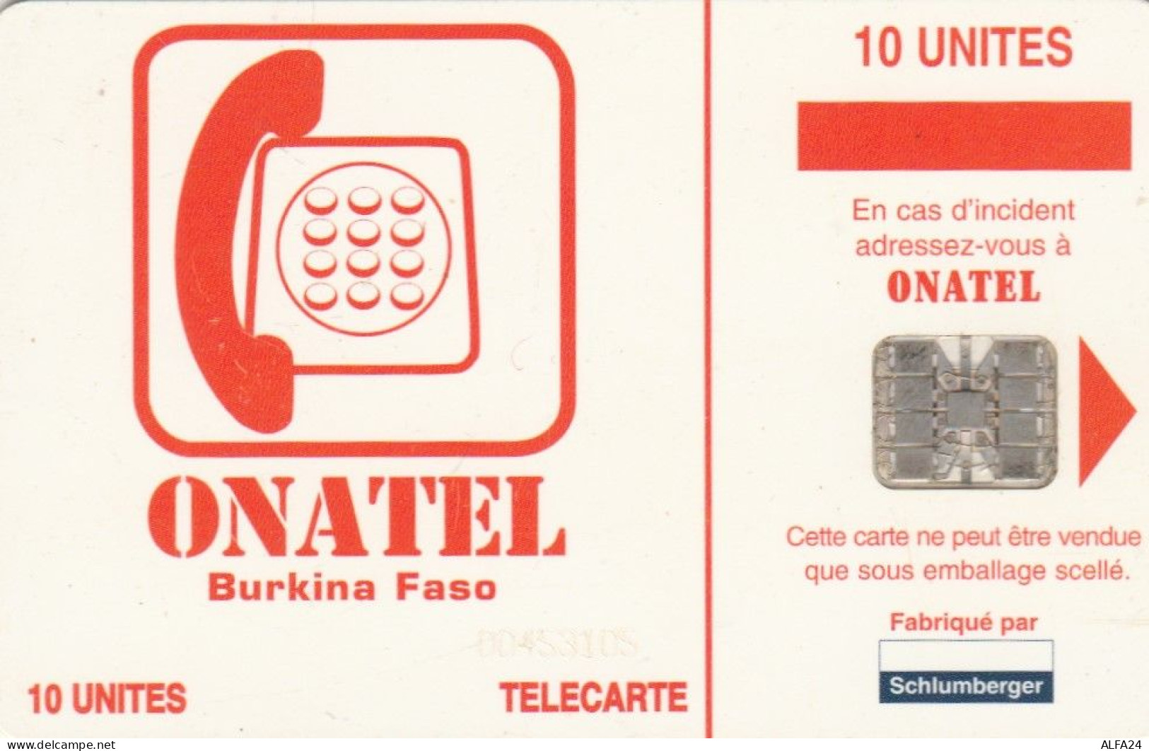 PHONE CARD BURKINA FASO  (E102.42.2 - Burkina Faso